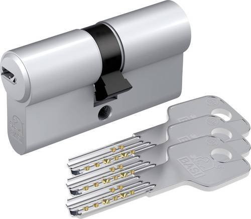 BASI BM5001-0020-0040 Profil-Doppelzylinder mit Bohrschutz in Silber, 30/50mm - Bild 1