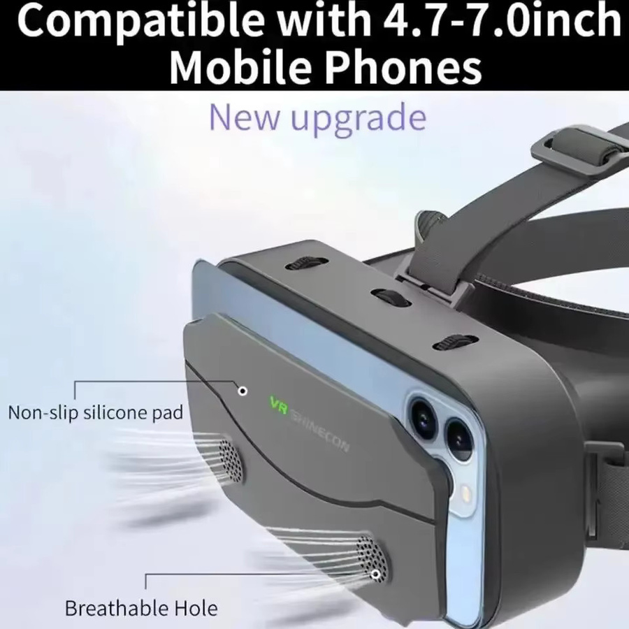 AyeBeau VR-Brille 3D Virtual Reality Headset für Smartphones zum Spielen - Bild 5