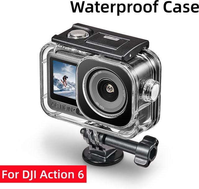 DJI OSMO Action 6 Wasserdichtes Gehäuse Transparent für Unterwassertauchen bis 60 m - Bild 1