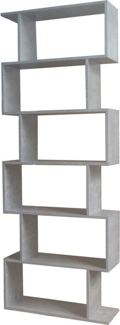 HTI-Living Regal Thekla in Beton-Optik, Grau, B: 70 cm, H: 189 cm - Bild 1