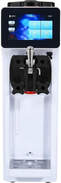 Softeis-Maschine von Buying Solutions, MB, Tischgerät für Einzelgeschmack in Silber und Weiß mit Digitalanzeige und 10L/H Leistung - Bild 1