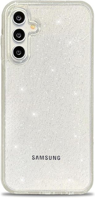 Glitzerhülle NYFun für Samsung Galaxy S24 FE S23 Ultra S22 Plus S21 S20 A36 A26 A16 A06 in Transparent - Bild 1