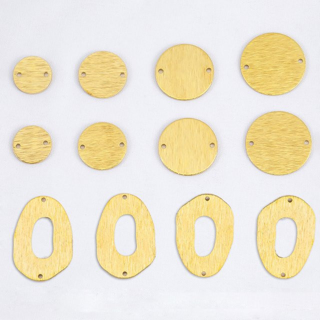 MINGXUAN Verbinder, Messing, Gold, Unisex - Bild 1