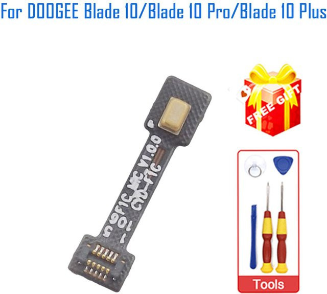 DOOGEE Blade 10 und Blade 10 Pro Mikrofon Modul mit FPC Flex-Kabel in Schwarz - Bild 1