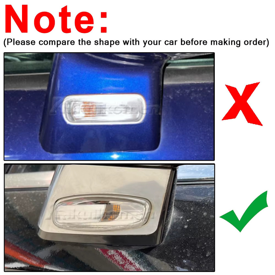Dynamische LED Seitenmarkierungsleuchten Blinker für Citroen C3 C4 C5 DS3 DS4 und Peugeot 207 308 3008 5008 RCZ, 1 Paar - Bild 6