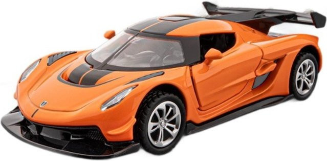 Fourall- Model Cars Koenigsegg Jesko Sportwagen Modell, 1:36, Orange - Bild 1