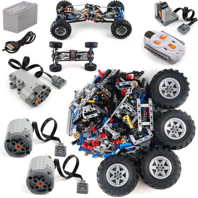 stemedu MOC 4WD Allrad-Kletterfahrzeug, ferngesteuertes Auto, mit Servomotor - Bild 1