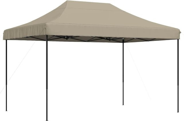 vidaXL Party-Zelt in Taupe aus Oxford-Stoff H x B x T: 315 x 279 x 410 cm - Bild 1