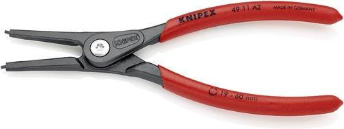 Knipex Präzisions-Seegeringzange für Außenringe auf Wellen, Spitzenform gerade, grau/rot, Kunststoff überzogen - Bild 1
