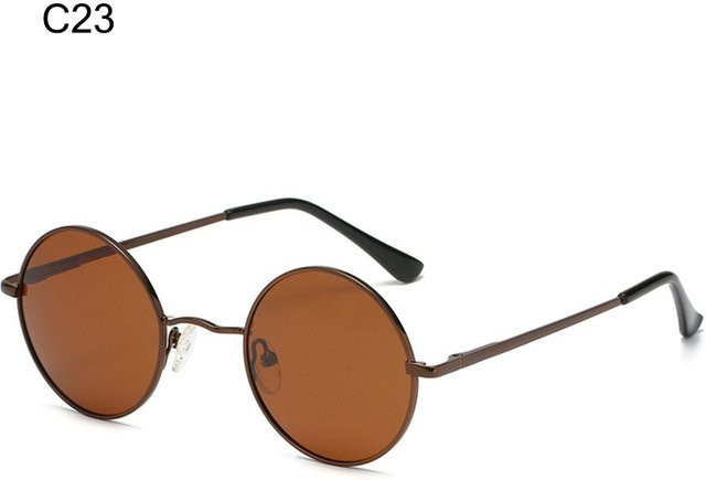 Yiran bag Sonnenbrille, rund, Metall, bunt, Unisex, polarisiert - Bild 1