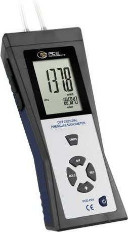 PCE Instruments PCE-P01 Differenz-Druckmessgerät in Schwarz - Bild 1