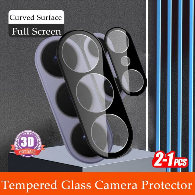 2 Stück 3D-Kamera-Schutzglas für Samsung Galaxy S26 Ultra S25 Ultra S26+ S25 Plus Transparent HD Rückabdeckung 5G - Bild 1