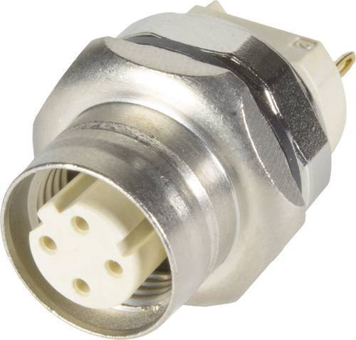HARTING Leiterplattenadapter 21033812431 aus Messing in Silber mit 4 Polen - Bild 1