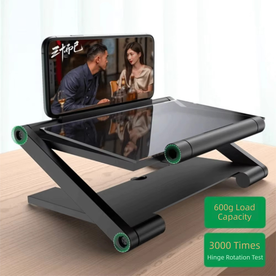 Tragbarer und faltbarer Handy-Bildschirmverstärker als multifunktionaler HD-Bildschirmvergrößerer in Schwarz oder Weiß - Bild 1