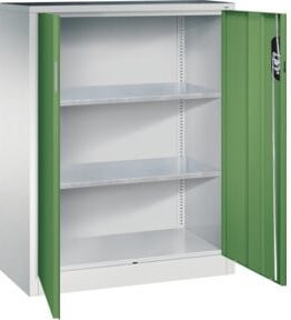 C+P Werkzeugschrank Acurado 7035/6011 in Grau und Grün, abschließbar, B/T/H: 120 x 93 x 40 cm - Bild 1