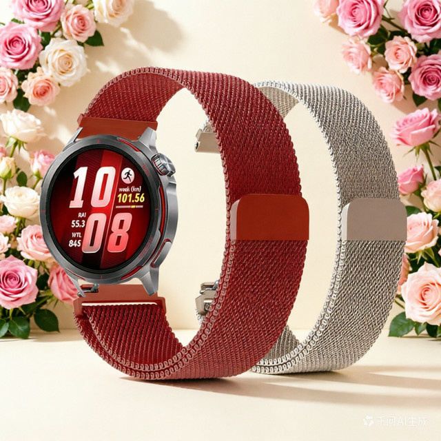 VATMENS Uhrenarmband Milanaise, Edelstahl, Huawei Watch - Bild 1