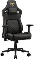 COUGAR Gaming-Stuhl Defensor in Schwarz und Gold aus Hyper-Dura-Kunstleder - Bild 1