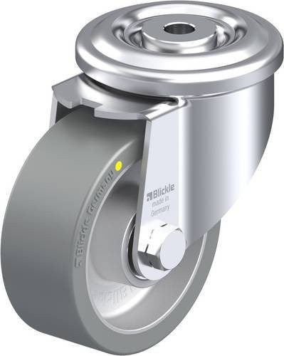 Blickle LKR-ALTH 100K-AS Lenkrolle in Silber und Grau mit 100 mm Rad-Durchmesser und einer Tragfähigkeit von max. 350 kg - Bild 1