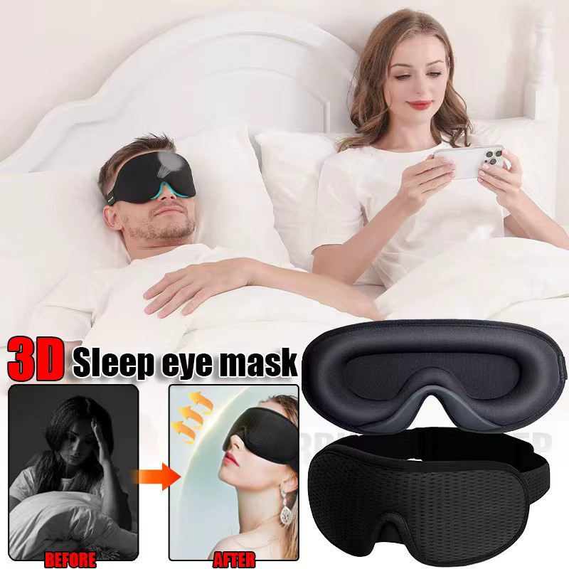 3D-Schlafmaske, weich gepolstert, Unisex - Bild 3