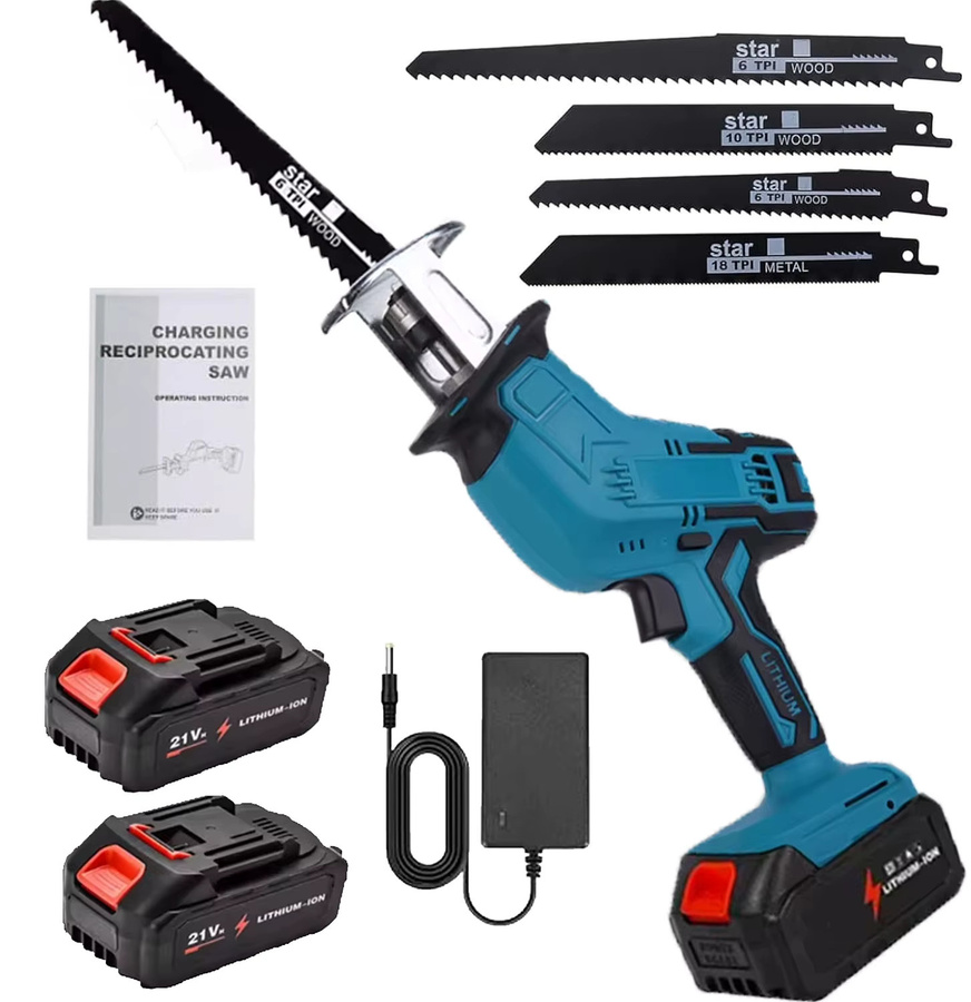 Makita Akku-Säbelsäge 18V kabellose Hufeisensäge zum Schneiden von Metall und Holz - Bild 6