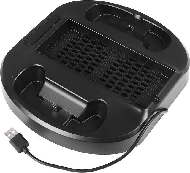 OutsideWorld Kühlstation für Xbox Series S mit Dual-Controller-Ladegerät via USB, Schwarz - Bild 1