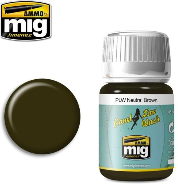 AMMO by MIG Jimenez Panel Line Wash, Braun - Bild 1