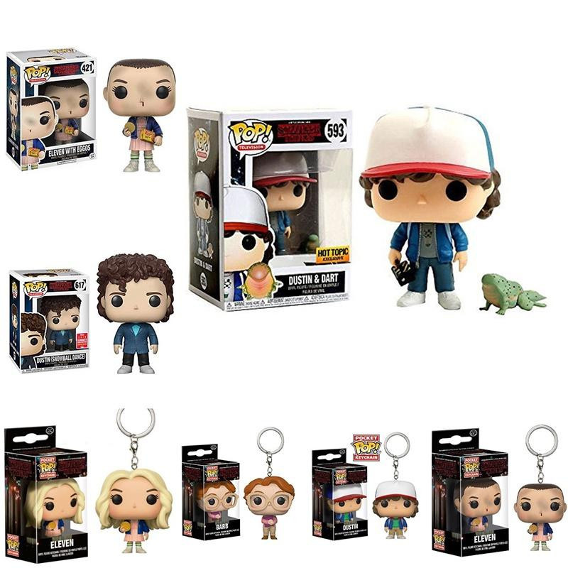 Funko Stranger Things Jonathan Joyce Schlüsselanhänger-Figur in Weiß und Multicolour mit Dekorationsbox - Bild 3