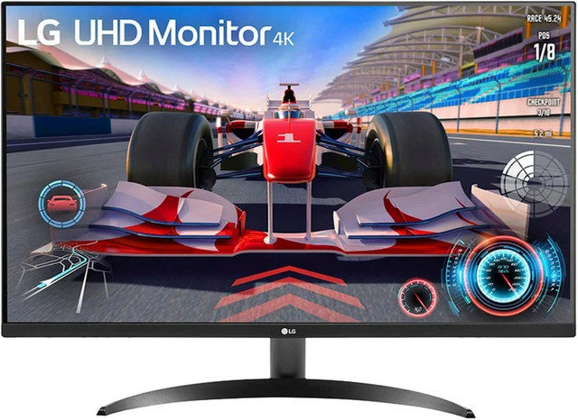 LG UltraFine 32UR500K-B.AEU Monitor, 31,5 Zoll, 4K UHD, VA-Panel, 60 Hz, 4 ms, Schwarz - Bild 1