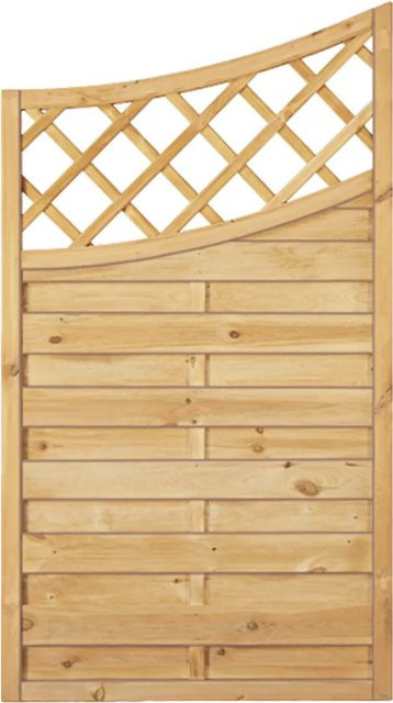 T & J Sichtschutzzaun Maxi-Doppelbogen 2 Serie in Grün aus kesseldruckimprägniertem Holz, Höhe: 160 cm, Breite: 90 cm - Bild 1