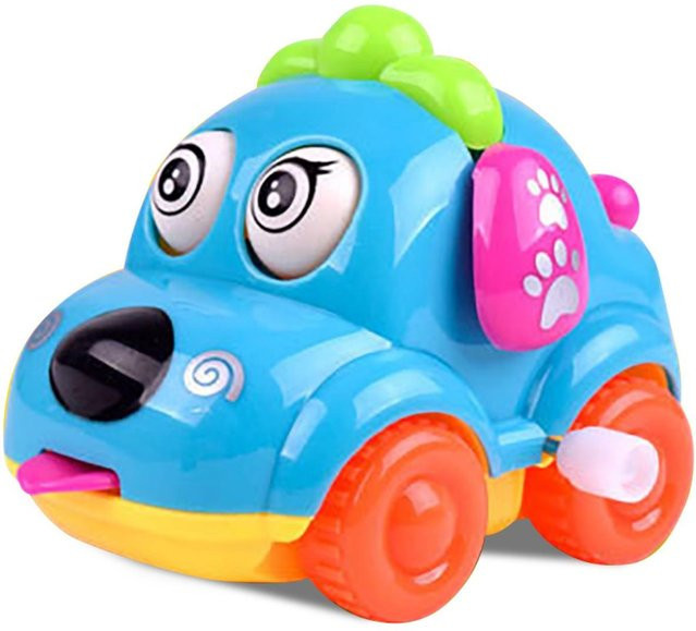 Ever Be Uhrwerk Hund Auto, Spielzeug, Blau, ab 3 Jahre - Bild 1