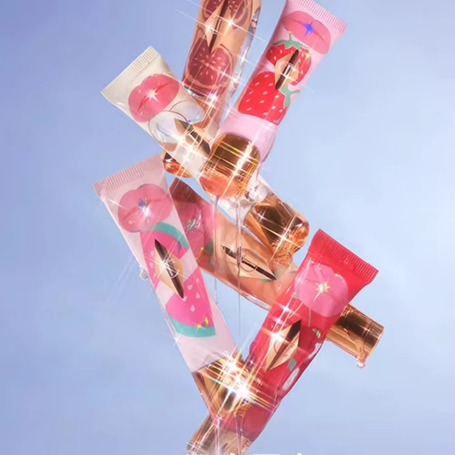 Charlotte Tilbury Lip Gloss Lip Balm Jelly Series, Candy Fig Cherry Glaze Pure Peach - Bild 2