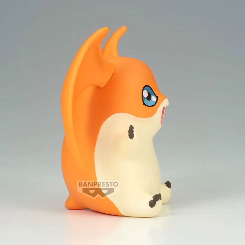Bandai Banpresto Agumon Sofubi Figur aus Digimon Adventure in Gelb und Himmelblau - Bild 2