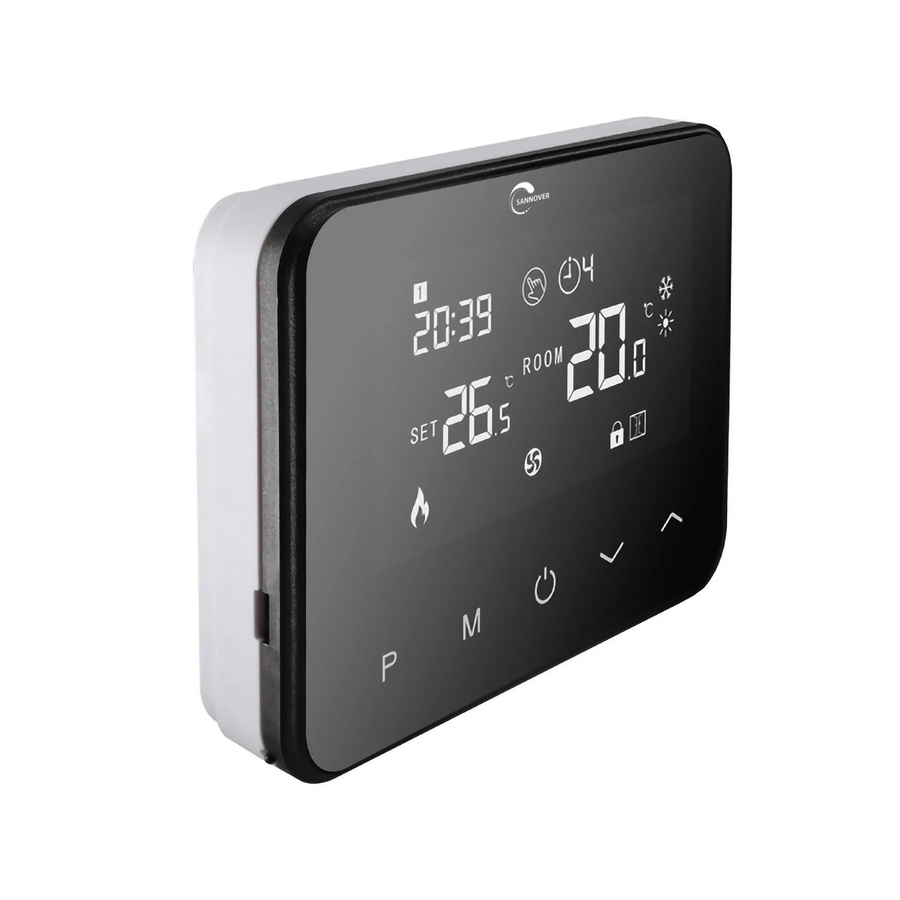 Sannover Teplora Drahtloser Smart Raumthermostat mit App- und Sprachsteuerung, Weiß - Bild 2
