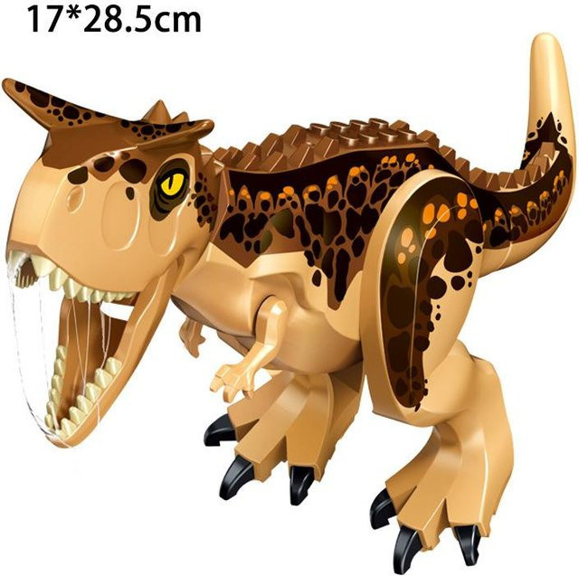 Fun Building Blocks Braune fleischfressende Drachenbausteine, Dinosaurier-Modellbausteine, ab 7 Jahren - Bild 1