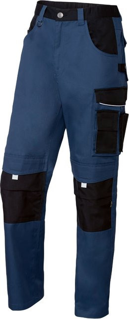PARKSIDE PERFORMANCE Herren Arbeitsbundhose aus Poly-Cotton in Blau/Schwarz mit Reflexstreifen, Größe 56 - Bild 1