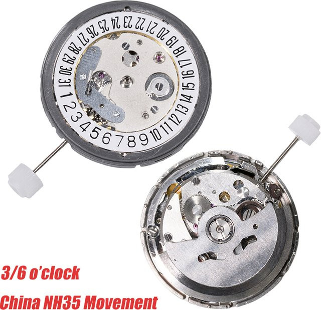 CHIICSMART Uhrenersatz NH35A Automatik, Silber, Unisex - Bild 1