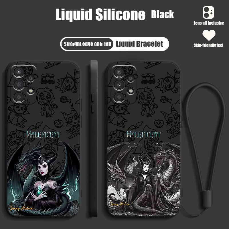 Villain Maleficent Magic Handyhülle aus Silikon für Xiaomi Mi 15 15T 14 14T 13 12 11 und POCO X8 X7 M7 F7 F8 mit Liquid Left Rope Design - Bild 1