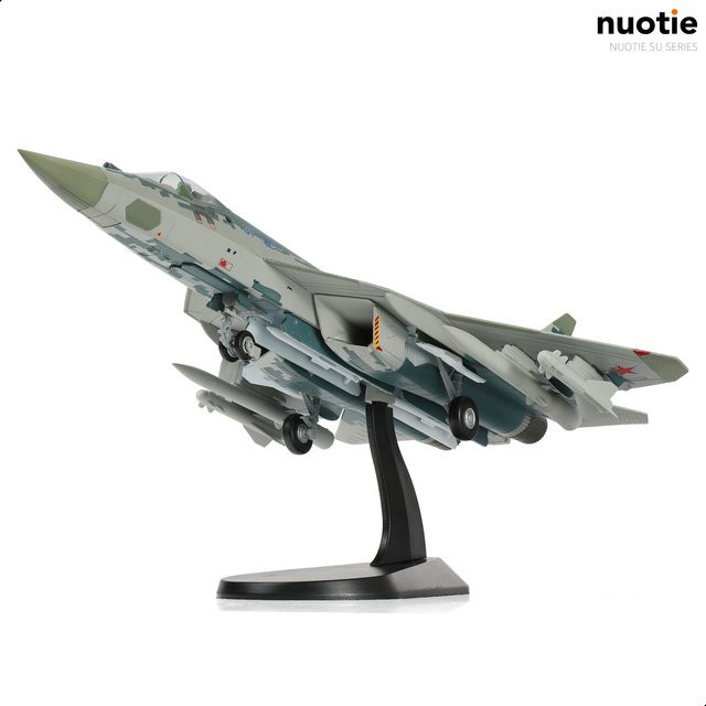 NUOTIE Su-57 Kampfjet-Modell, Militärflugzeug, Metall, 1:72 - Bild 1