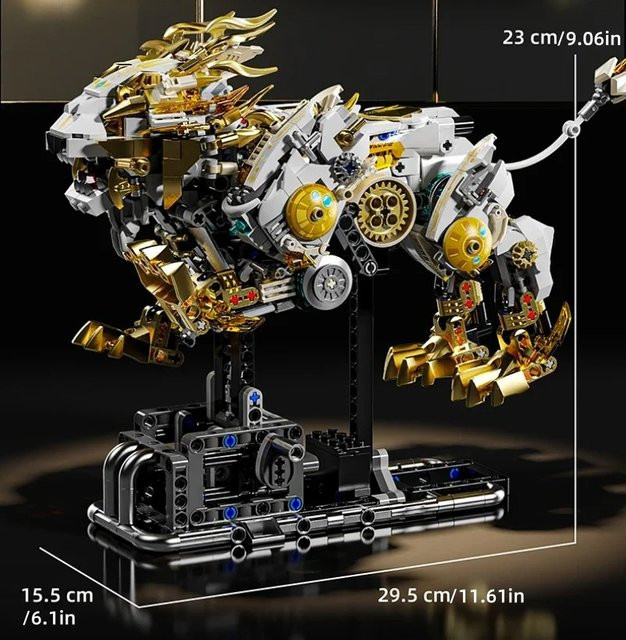 BAANFU Mechanischer Löwe, Bausatz, mit beweglichen Teilen - Bild 1