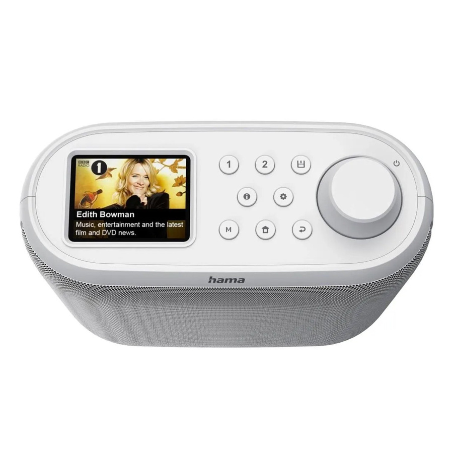 Hama Digitalradio DIR400 DAB+/Internetradio mit Bluetooth RX und App, Weiß - Bild 2