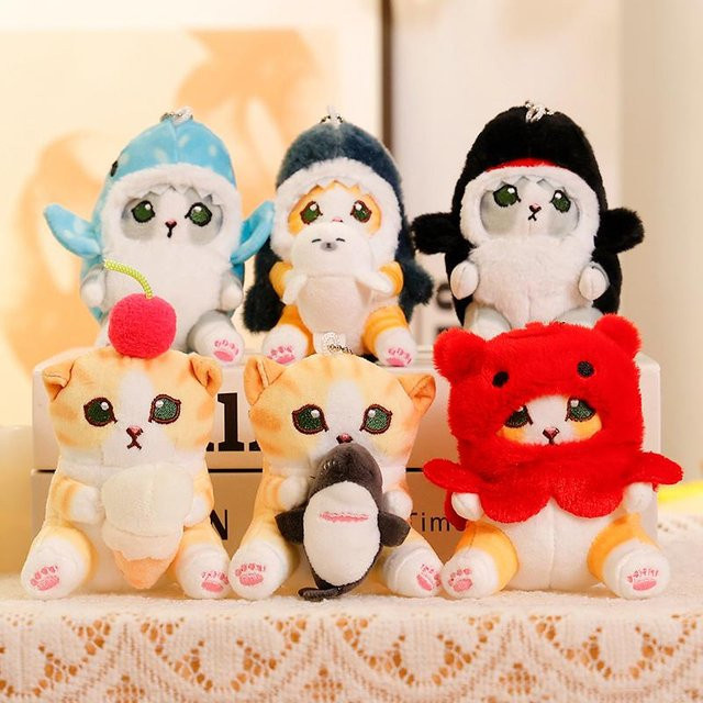 Yiran toy Hai-Katze Plüschtier, Schlüsselanhänger, Bunt / Mehrfarbig - Bild 1