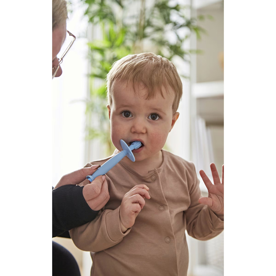 Matchstick Monkey Trainingszahnbürste mit Saugnapf, 2er-Pack, Kinder - Bild 2