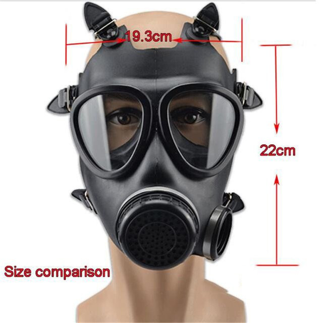Chemische Vollgesichtsmaske 87 Typ G mit Filterzubehör in Schwarz für den industriellen Atemschutz - Bild 1