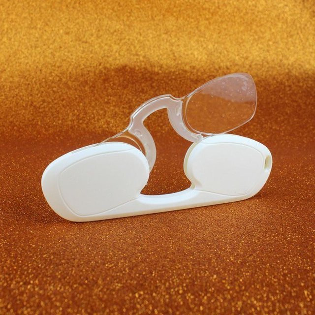 PawHaven Lesebrille, randlos, oval, weiß - Bild 1