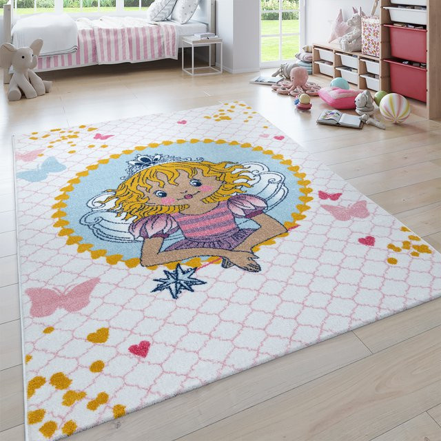 Kinderteppich Prinzessin Lillifee in Beige, B/L: 120 x 170 cm - Bild 1