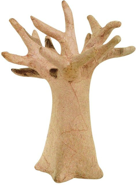 Schmuckhalter Baum von décopatch in Braun aus Pappmaché, Tischmodell, Höhe: 13,0 cm, Breite: 10,0 cm, Tiefe: 7,5 cm - Bild 1