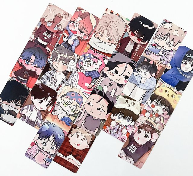 nbyinto Koreanische Manhwa-Fotokarten Home Party, Webtoon-Charakter-Sammel-LOMO-Karten, 20-teiliges Set - Bild 1