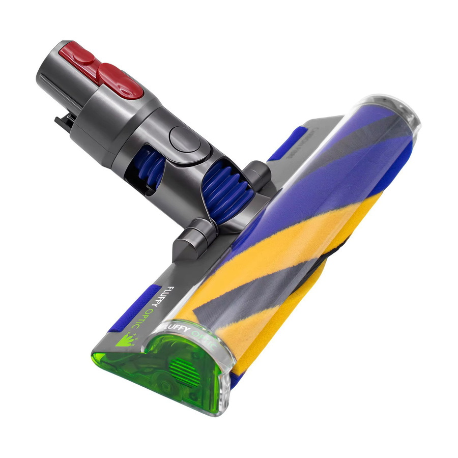 Laser-Bodenbürste für Dyson V10 V11 V15 V8 V7 V10Slim V12Slim mit LED-Beleuchtung und Soft Suction Head, Multicolor - Bild 2