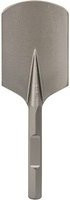 Bosch PRO HEX 28-4C Spatmeißel rund mit Sechskantschaft, Farbe: Silber, Breite: 40 mm, Tiefe: 135 mm, Höhe: 400 mm - Bild 1