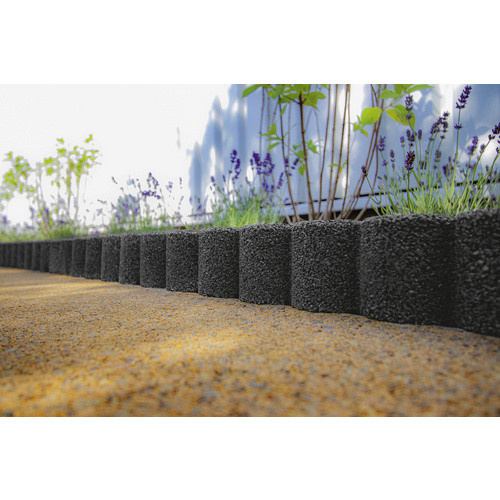 Terrasoft Beeteinfassung Begrenzungselement Anthrazit Grau, 6er Set, B/H/L: 8 x 27,5 x 100 cm - Bild 3